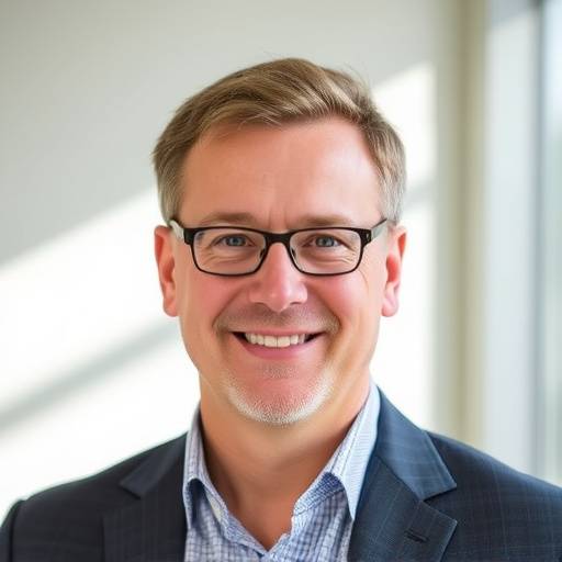 Portrait of Harry Chapman, Head of Marketing at Grand Escapes.