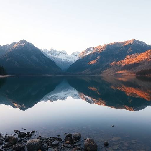 Scenic view of the Lake District with mountains and a serene lake.