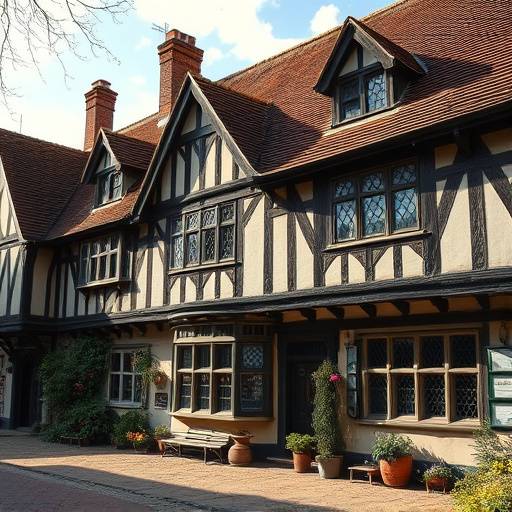 Shakespeare's Birthplace in Stratford-upon-Avon, a well-preserved Tudor house.